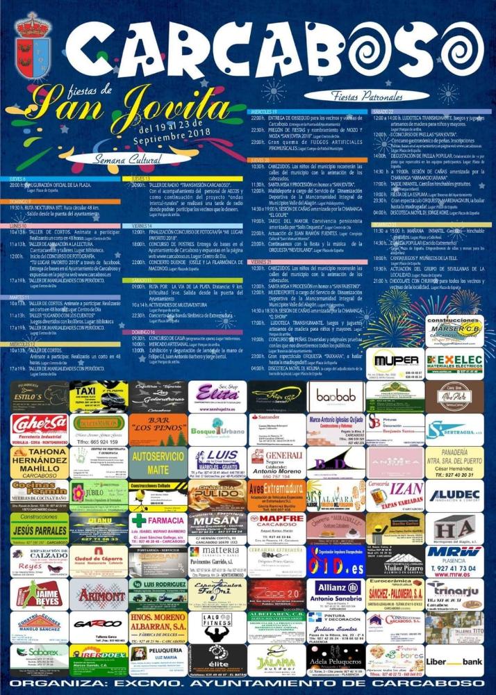 Imagen PROGRAMA FIESTAS SAN JOVITA 2018