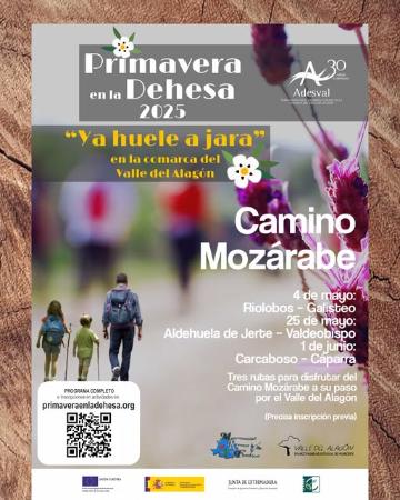 Imagen Recorrido del camino mozárabe.