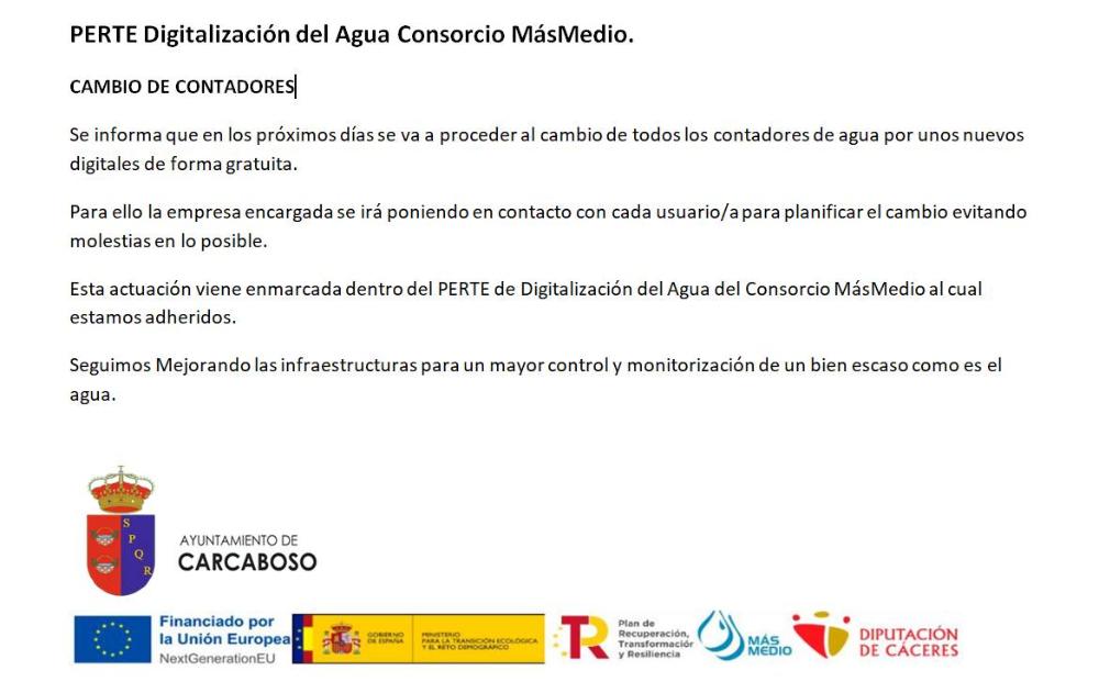 Imagen PERTE Digitalización del Agua Consorcio MásMedio