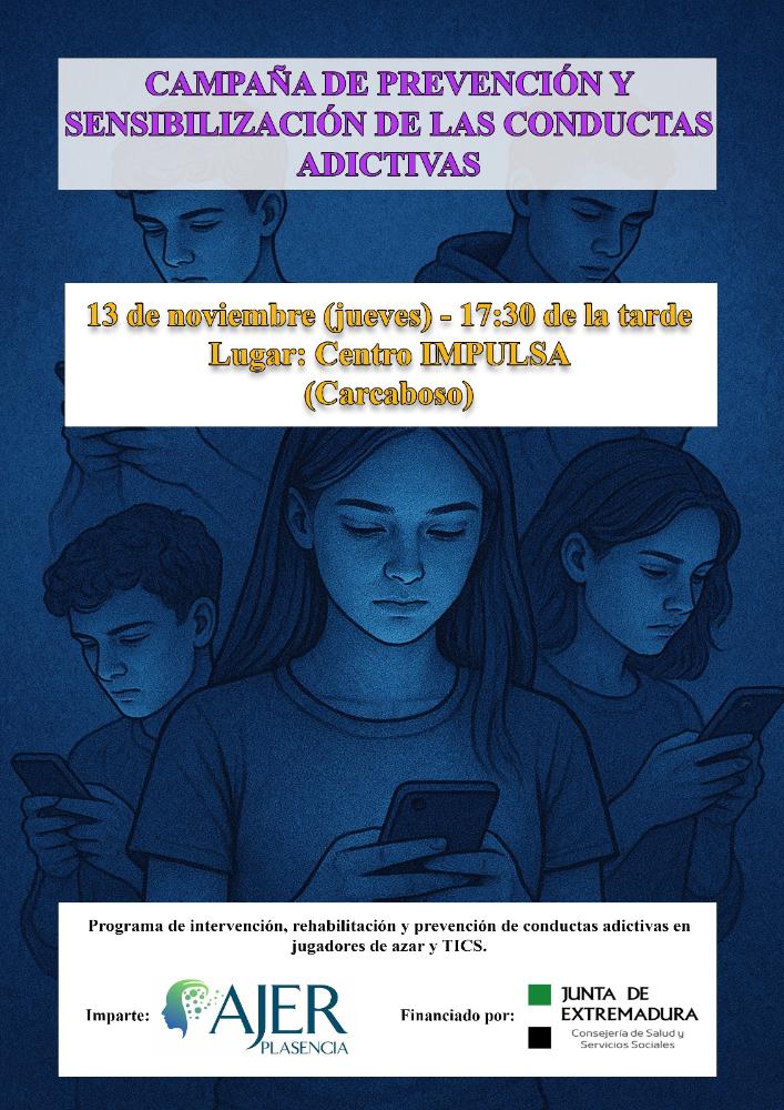 Imagen Campaña de prevención y sensibilización de las conductas adictivas