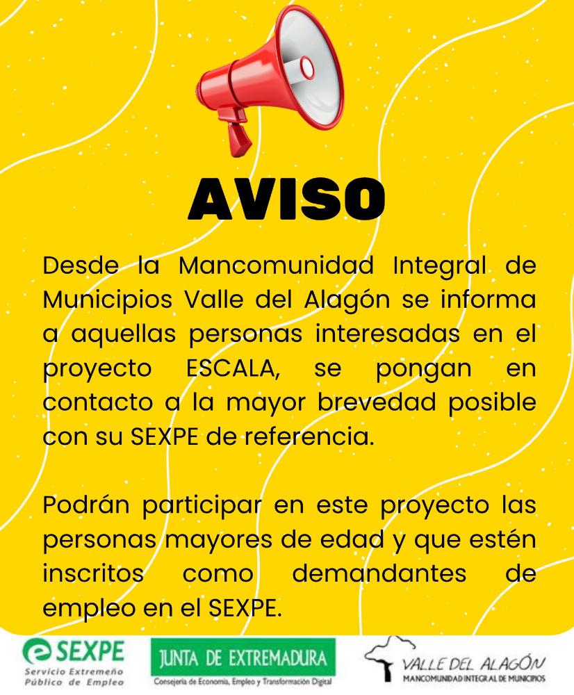 Imagen INFORMACIÓN PROYECTO ESCALA