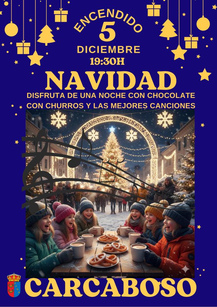 Imagen Encendido navideño en Carcaboso.
