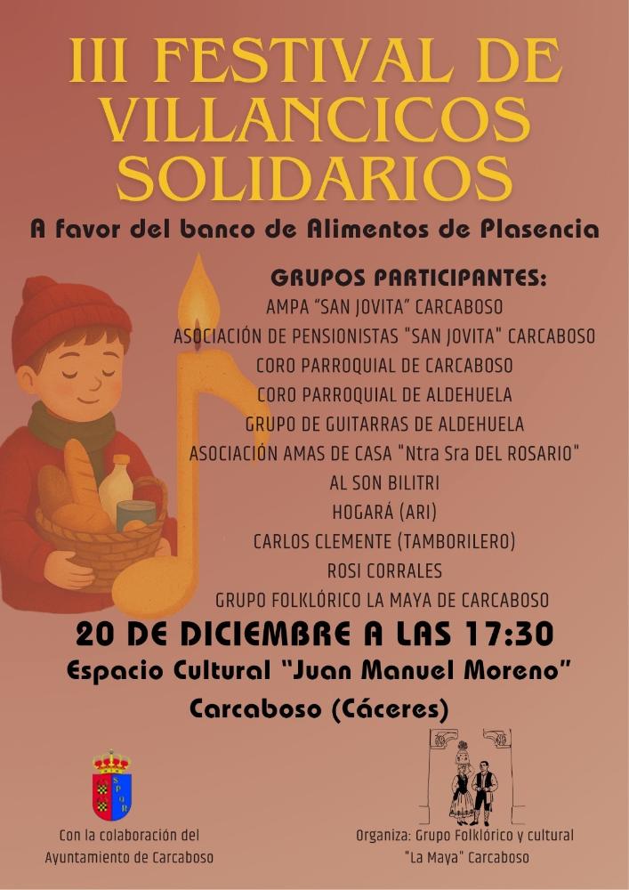 Imagen III Festival de Villancicos solidarios.