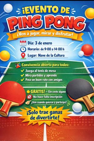 Imagen EVENTO DE PING PONG
