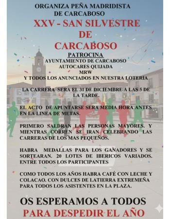 Imagen XXV SAN SILVESTRE de Carcaboso.
