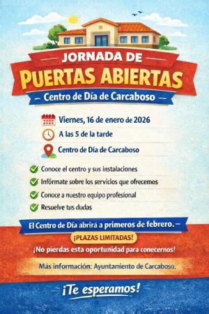 Imagen JORNADA DE PUERTAS ABIERTAS EN EL CENTRO DE DIA DE CARCABOSO.