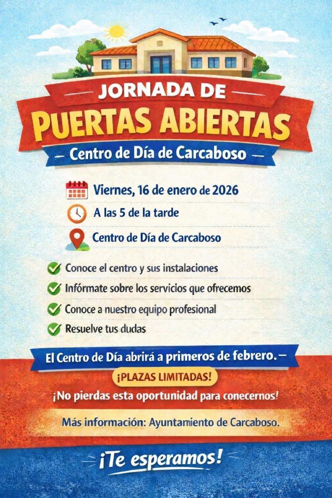 Imagen JORNADA DE PUERTAS ABIERTAS EN EL CENTRO DE DIA DE CARCABOSO.