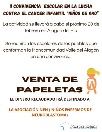 Imagen El próximo 20 de febrero se llevará la II Convivencia Escolar en la lucha contra el Cancer Infantil 