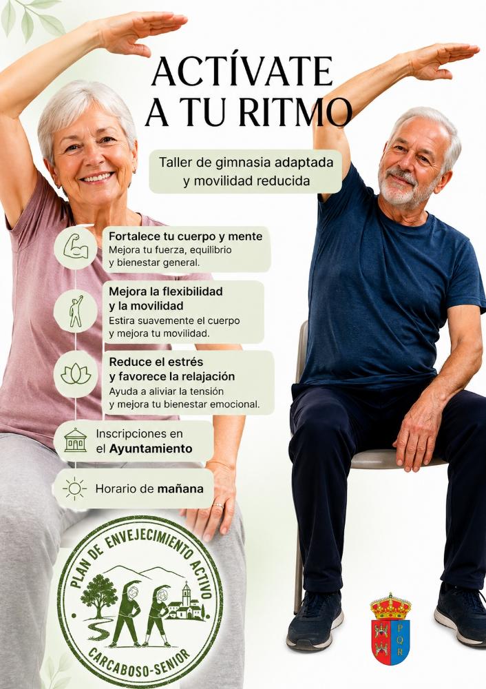 Imagen Programa “Plan de Envejecimiento Activo Carcaboso-Senior”.