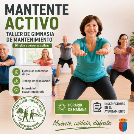 Imagen Programa “Plan de Envejecimiento Activo Carcaboso-Senior”.